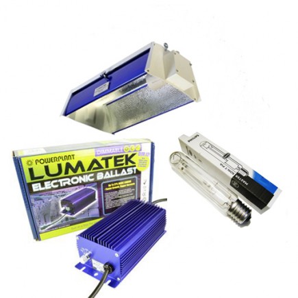 Kit Lumatek 600w  Reflector Lumatek + Bombilla